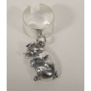  A Cute Little Pig on an Ear Cuff in Sterling Silver The 