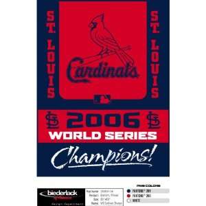 2006 World Series Champions St. Louis Cardinals Blanket/Throw   Major 