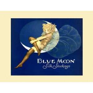  Blue Moon Lady Fairy Silk Stockings 12 X 16 Image Size 