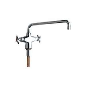  Laboratory Deck Mounted Single Hole Laboratory Faucet with Swing 