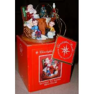    Letters to Santa Mini Globe by Christopher Radko: Home & Kitchen