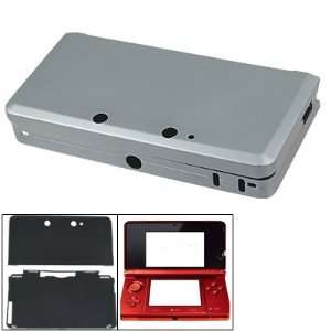   Flannel Lining Gray Aluminum Cover Case for Nintendo 3ds Electronics