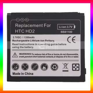   Battery +Dock Wall Charger forT Mobile HTC HD2 T8585 LEO HD 2  