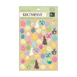  K&Company Spring Pillow Stickers Easter Icon; 3 Items 