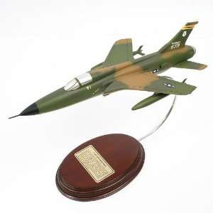  F 105 Thunderchief Wood Model Airplane / Unique and Perfect 