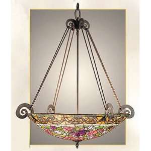    Creswick Antique Bronze Tiffany Ceiling Lamp: Home Improvement