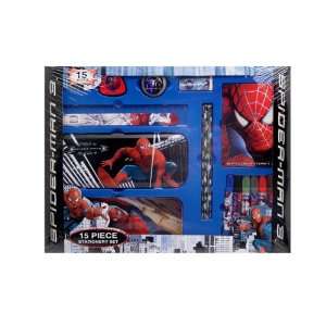  Spiderman 15 Pcs Stationery Set, Spiderman Backpack also 