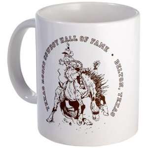 Texas Rodeo Cowboy Hall of Fame Sports Mug by   