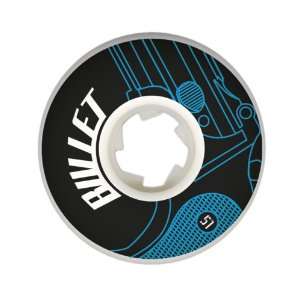  51mm Saturday Night Specials White Bullet Wheels   Set of 