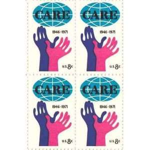 Hands Reaching for CARE Set of 4 x 8 Cent US Postage Stamps NEW Scot 