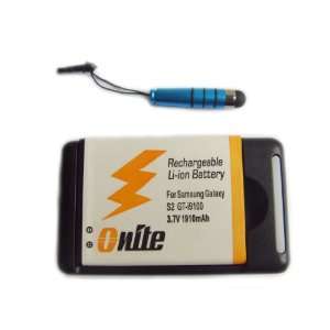 Onite 1910mAh Battery for Samsung Galaxy S2 SII GT i9100, Rechargeable 