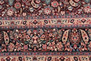   Vintage 10x14 Hand Woven Iranian Persian Area Room Throw Rug  