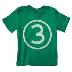  Happy Family 3rd Birthday Short Sleeve Green T shirt: Baby