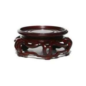 Round Tea Cup Wooden Stand  Grocery & Gourmet Food
