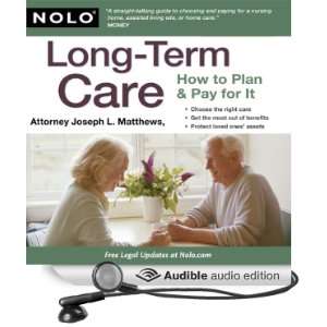  Long Term Care How to Plan & Pay for It (Audible Audio 