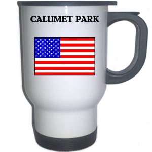  US Flag   Calumet Park, Illinois (IL) White Stainless 
