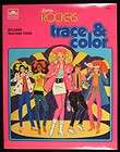 BARBIE AND ROCKERS TRACE AND COLOR BOOK 1986   UNUSED