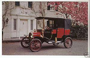 1911 FORD MODEL T TOWN CAR Picture Photo POSTCARD  