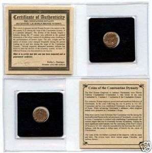 Ancient Roman Christian Coin Constantine Dynasty The 1st Christian 