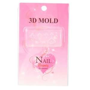    New 3d Acrylic Mold for Nail Art DIY Decoration Design: Beauty