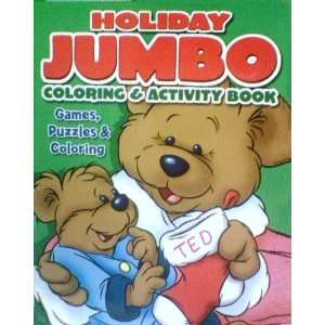  Holiday Jumbo Coloring and Activity Book (9781593947378 