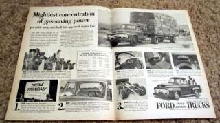 1954 Ford F 100 Stepside Pickup Truck Original Ad  