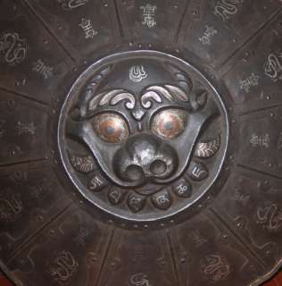 object wonderful amazing authentic old antique tibetan warrior iron 