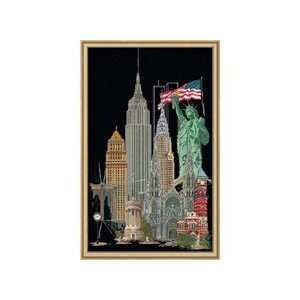  New York Black Collection Counted Cross Stitch Kit Arts 