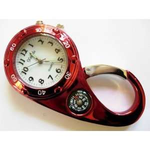  Clip on Watch Bag Pocket Watch W/compass & Back Light: Everything Else
