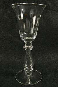 Cambridge Glass Regency Wine Goblet~Harp/Lyre Stem  