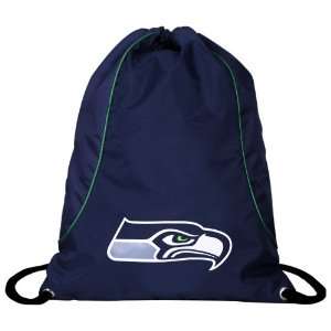  NFL Seattle Seahawks Navy Blue Axis Drawstring Backpack 