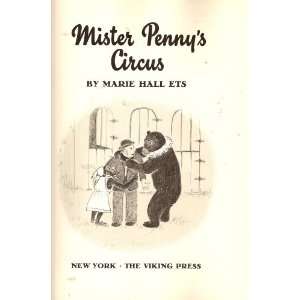 Mr. Pennys Circus Marie Hall Ets  Books