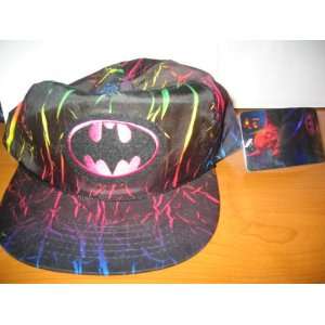 Classic Batman Cap With Pink Stitched Logo