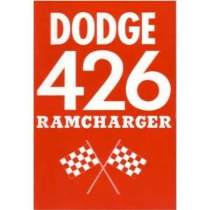  1963 DODGE 426 RAMCHARGER Owners Manual User Guide 