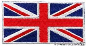 BRITISH FLAG EMBROIDERED PATCH   UNION JACK ENGLAND UK  