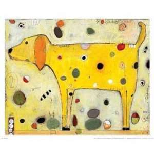  Yellow Dog by Jill Mayberg   Unframed Print
