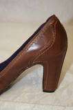 TRUE RELIGION BRAND WOMENS 8 38 BROWN LEATHER PUMPS SHOES HEELS SHOES 