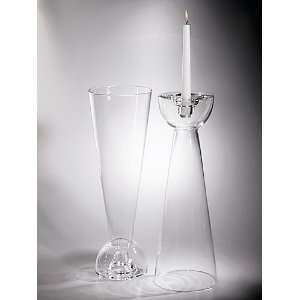  Clear Glass Vase 16 Tall