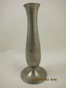 Pewter Vase 6.25 Tall Daalderop Made In Holland  