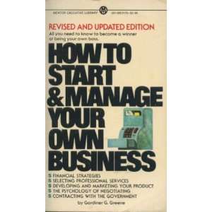  How to Start and Manage Your Own Business (Mentor executive 