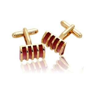  Executive bumblebee Gold Cuff links, Gold: Jewelry
