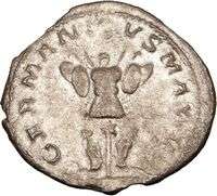 GALLIENUS 258AD German Victory Authentic Ancient SILVER Roman Coin 