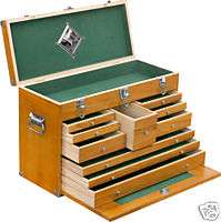 WOODEN FLY TYING BOX WOOD FISHING TACKLE STORAGE CHEST  