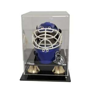  Ottawa Senators Hockey Mini Helmet Display Case: Sports 