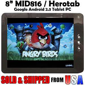 Aishuo MID S5PV210 S1 Cortex A8 1.2Ghz Samsung Capacitive Tablet 
