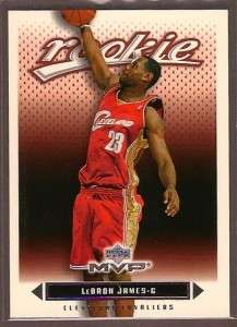 2003 04 UD MVP LeBron James ROOKIE #201   CAVALIERS  