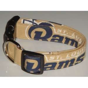  NFL St. Louis Rams Football Dog Collar Style 3 X Large 1 