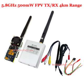   FPV A/V Transmitter/Receiver 500mW 4.0Km For RC Plane Car Helicopter