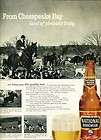 national bohemian beer chesapeake bay fox hunt art vintage ad