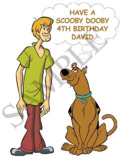 Personalized Scooby Doo Birthday T Shirt Gift Add Name  